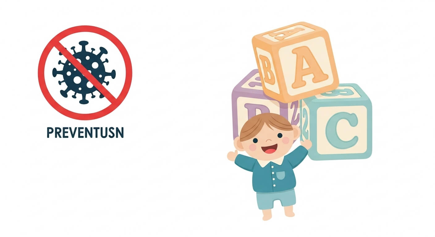 생후 12개월~만 3세: 바이러스성 질환 예방