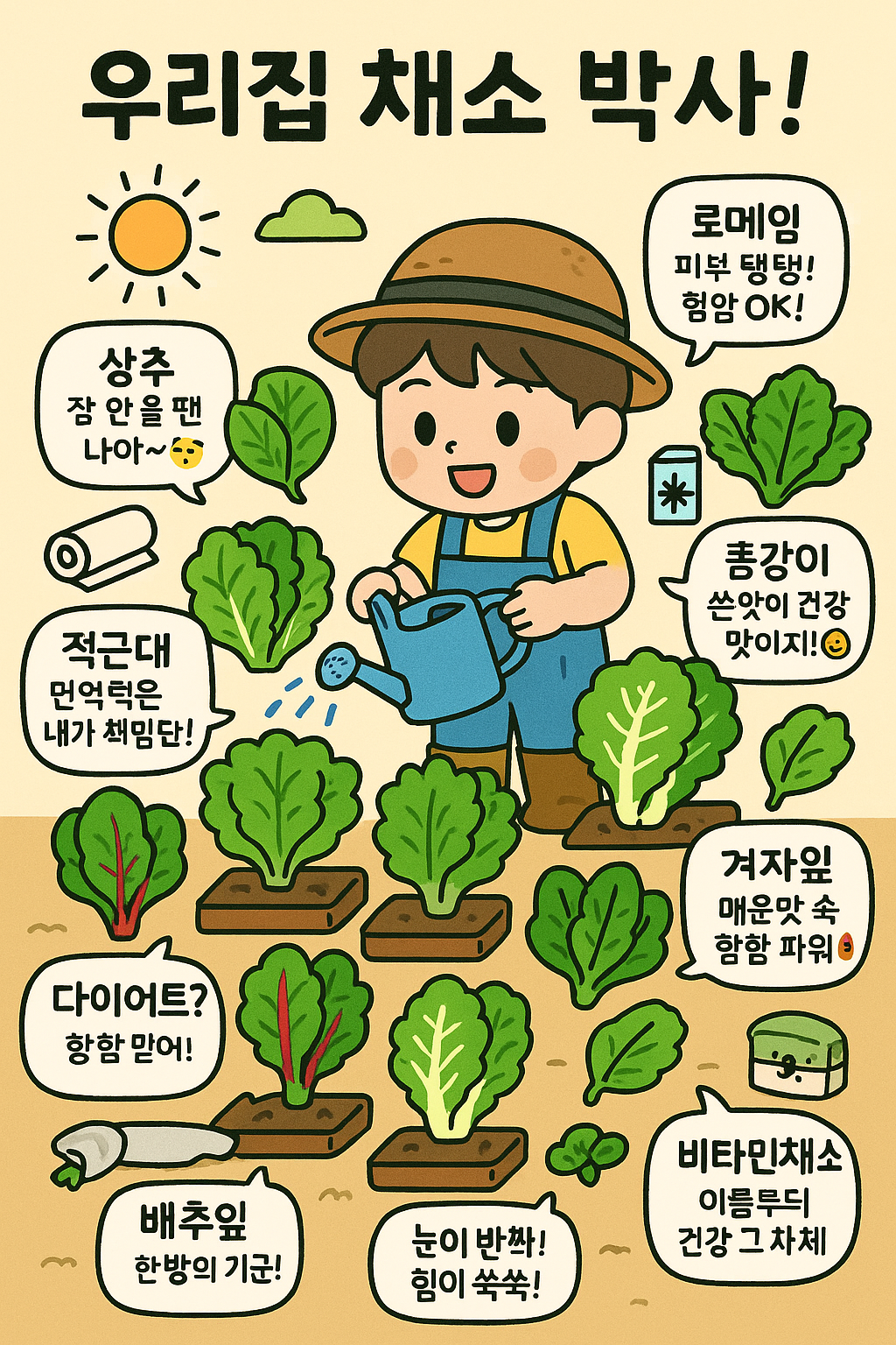 쌈채소 종류별 효능, 쌈채소 보관법, 쌈채소 재배 방법