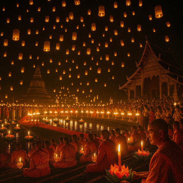 태국 로이 크라통 축제 관련 사진