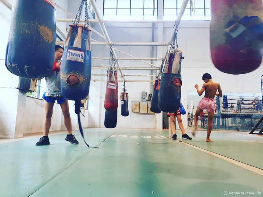 무에타이훈련장풍경