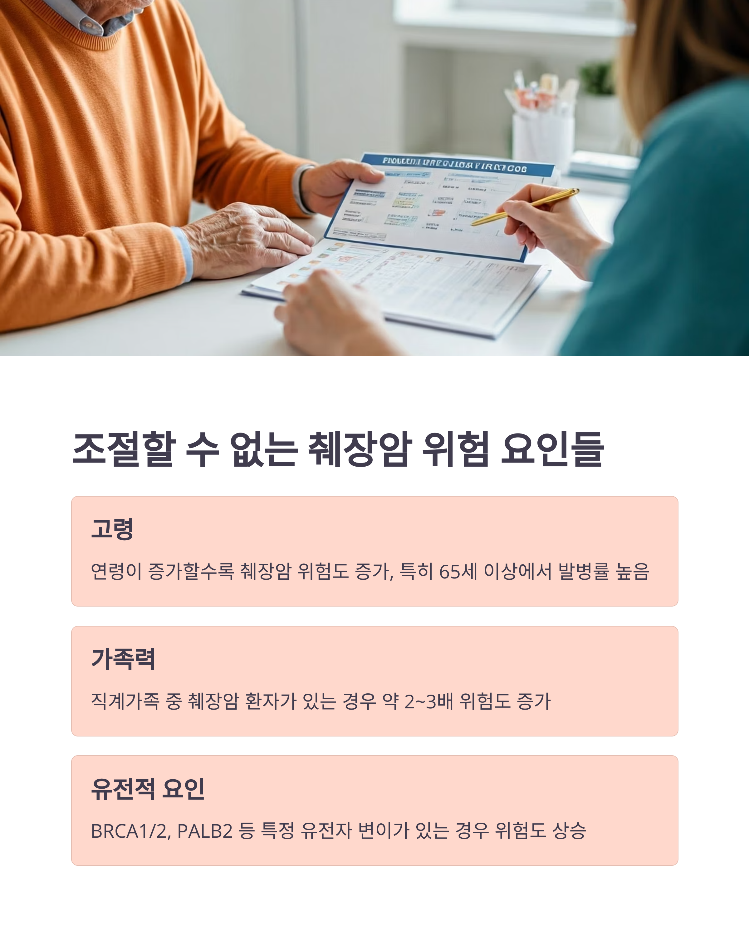 췌장암의 위험 요인