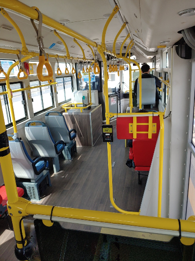 마루-바닥-깔린-친환경-버스-1번.^-월곶역-가는-길-♧-룰루랄라