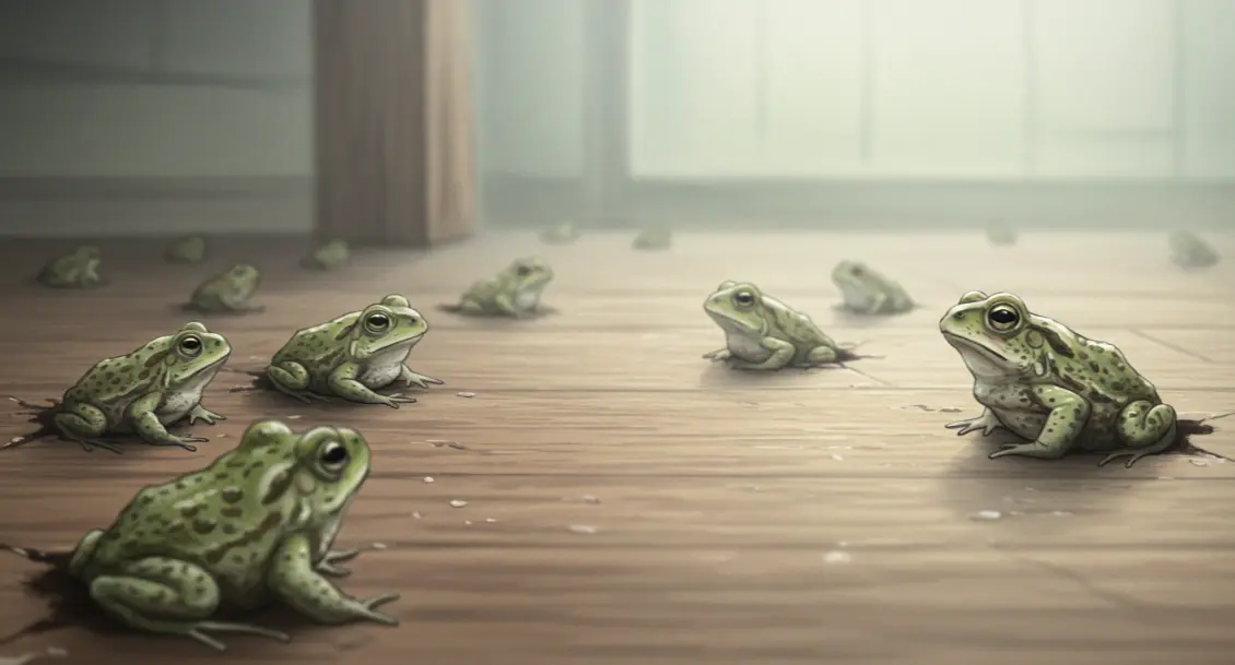 두꺼비가 따라오는 꿈