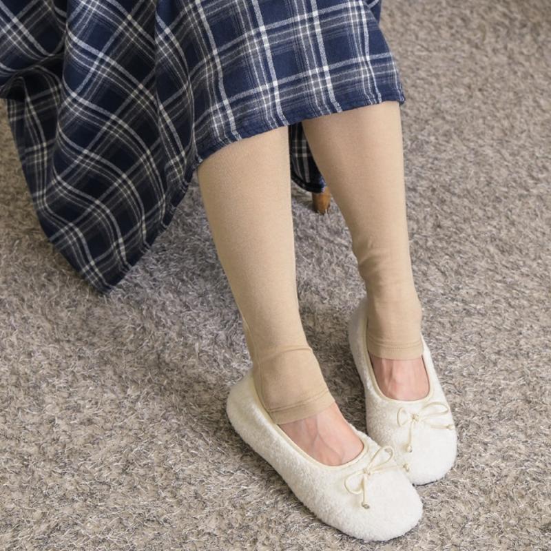 내추럴가든 피치웜 기모 울 레깅스