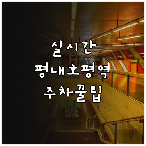 평내호평역 실시간 열차 정보 확인법 ..