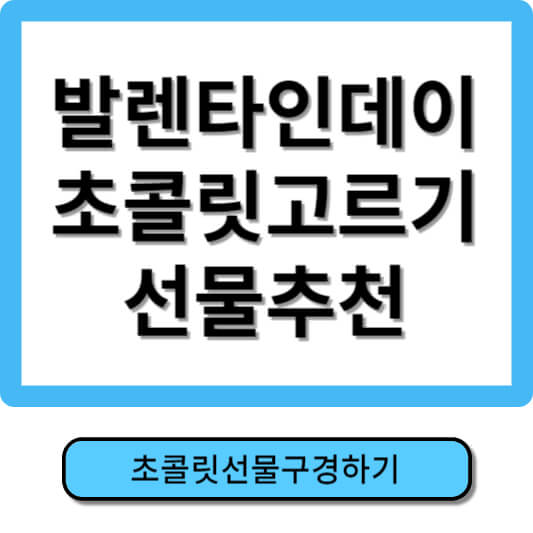 발렌타인데이 선물