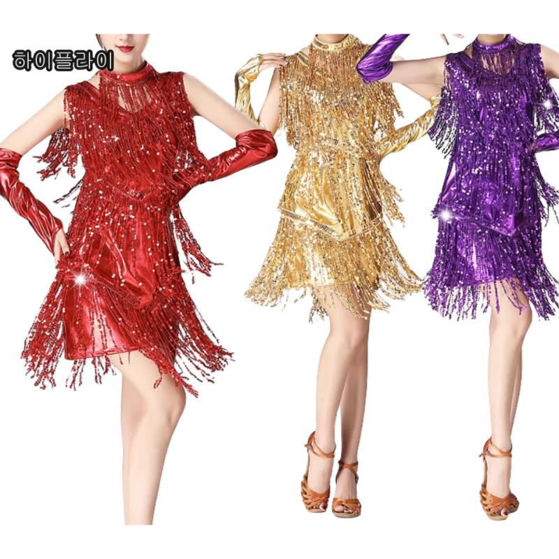 트로트 라틴 장구 난타 공연복 의상 공연 대회 무용 재즈 댄스 의상 J