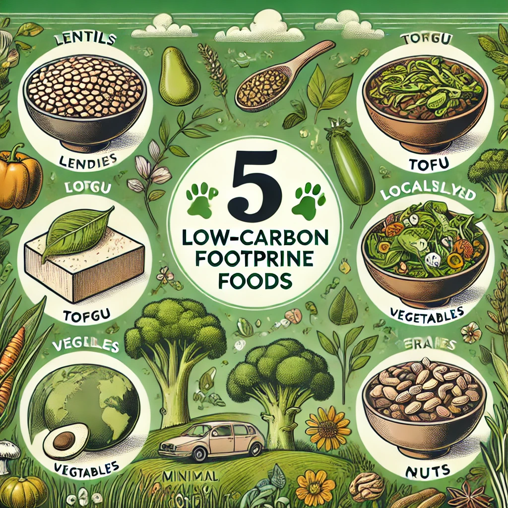 탄소발자국이 낮은 식품