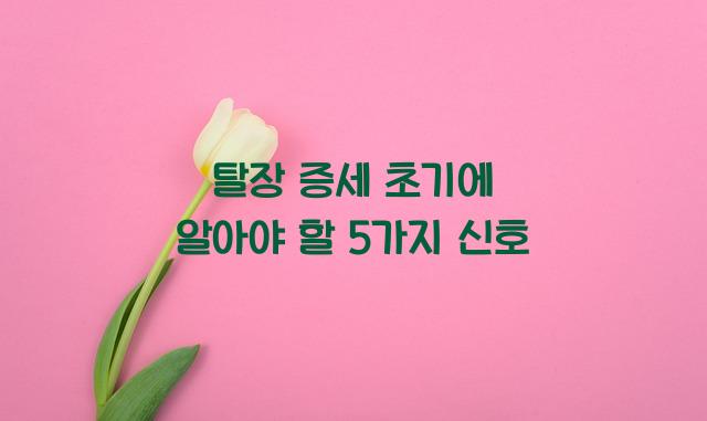 탈장 증세