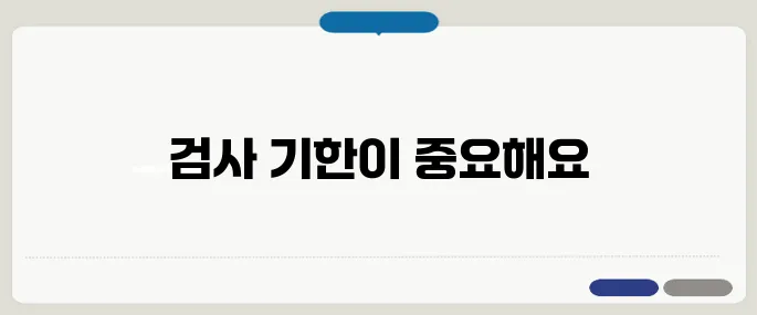 자동차검사 기간 놓치면 벌금 꼭 기억해야 할 날짜