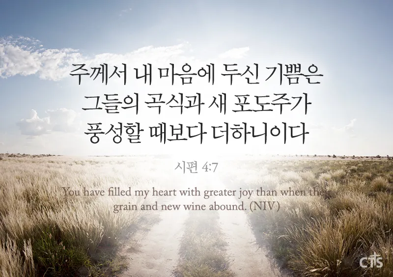 시편 4장 8절 읽기 - 내가 평안히 눕고 자기도 하리니 나를 안전히 살게 하시는 이는 오직 여호와시니이다_5