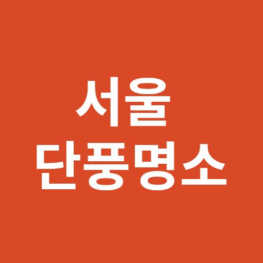 서울 단풍명소