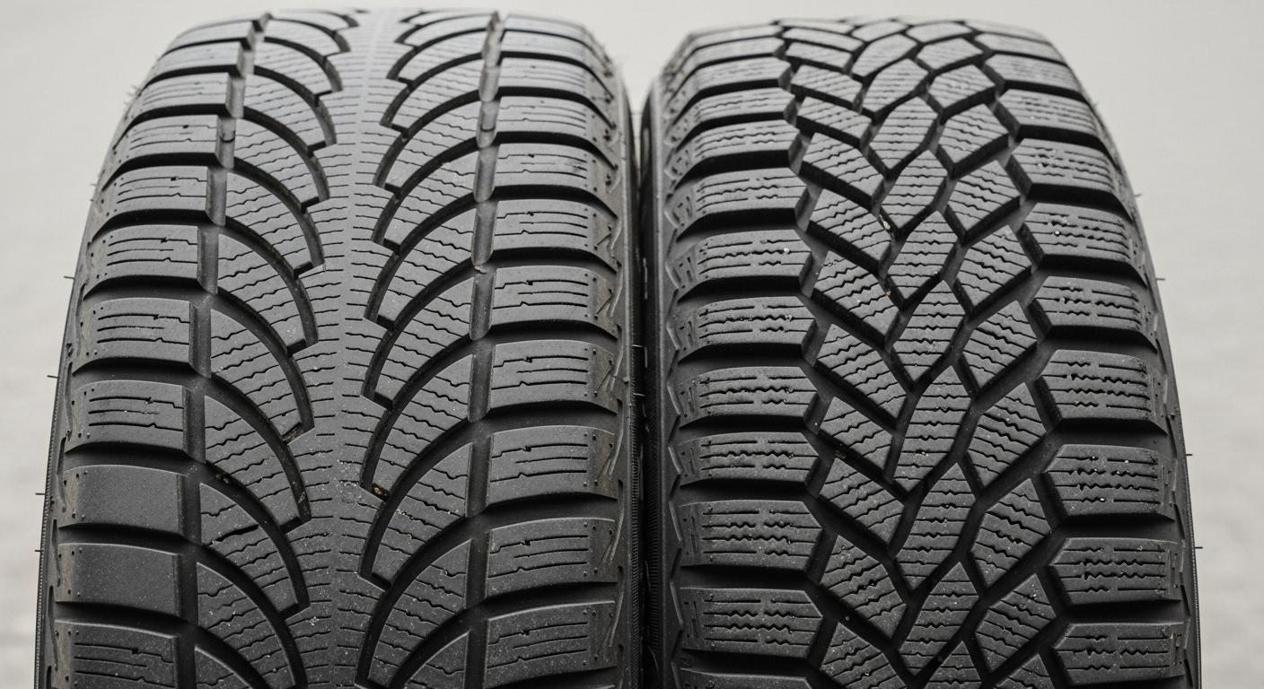 자동차 타이어 트레드 차이