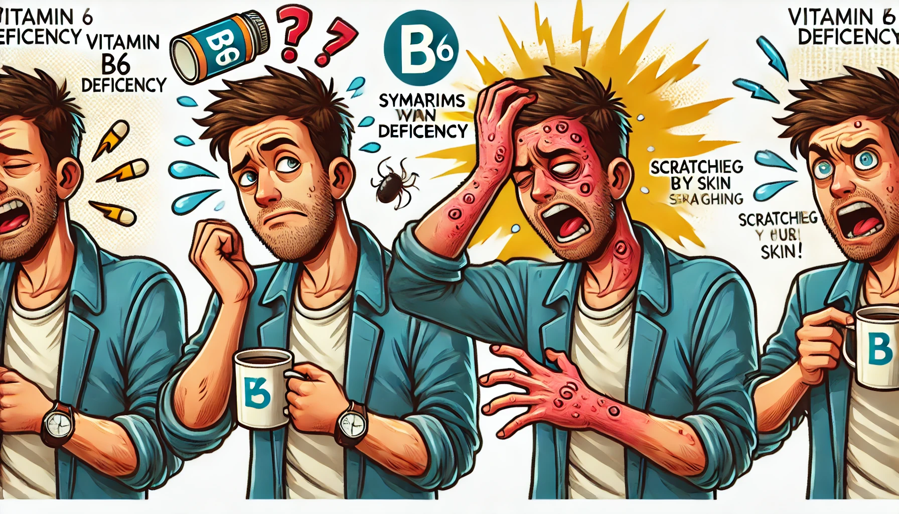 비타민b-부족현상을-느끼는-여러가지-남자의-증상모습