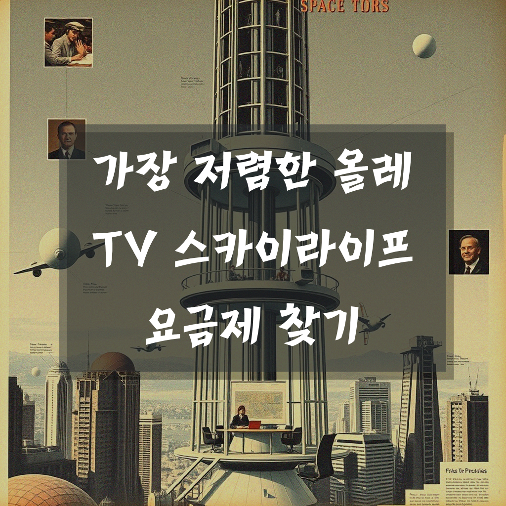 올레 TV 스카이라이프 저렴한 요금제 어디서 가입해야 할까