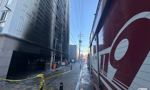 서울 양천 아파트 주차장 화재