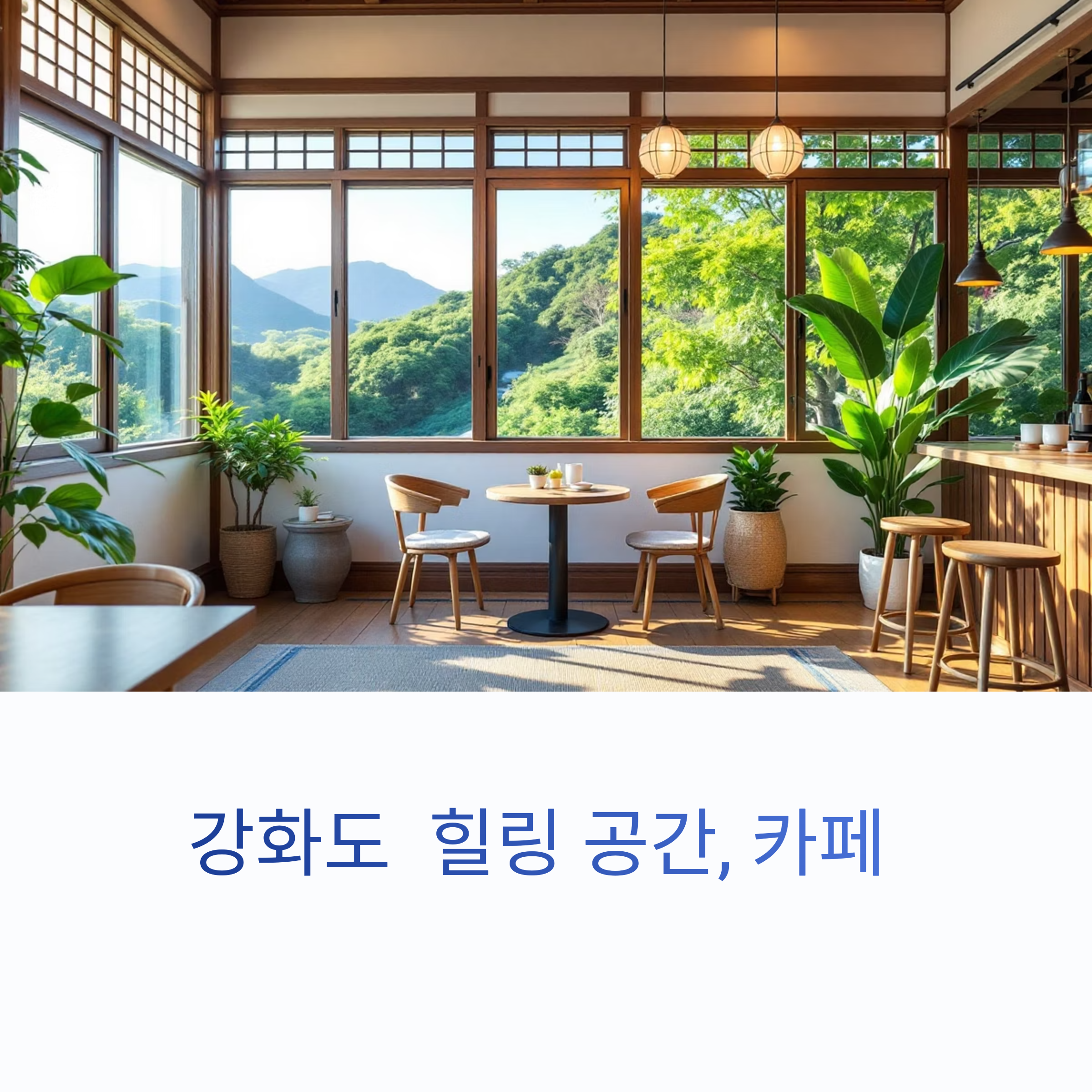 강화도 카페 율: 한옥의 멋과 현대적 감성이 어우러진 힐링 공간