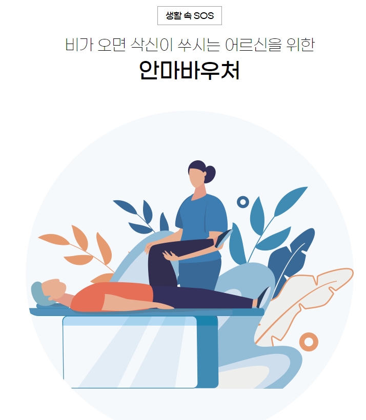 안마의 증상 호전 및 피로 회복 효과에 대한 설명