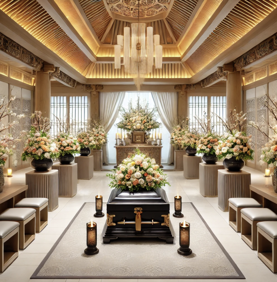 장례식장 모습