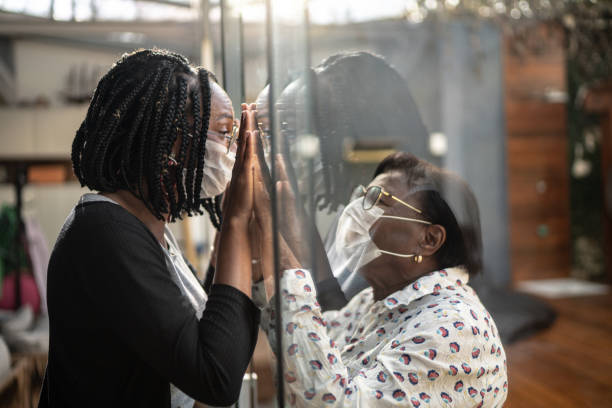 유리를사이에두고만난모녀