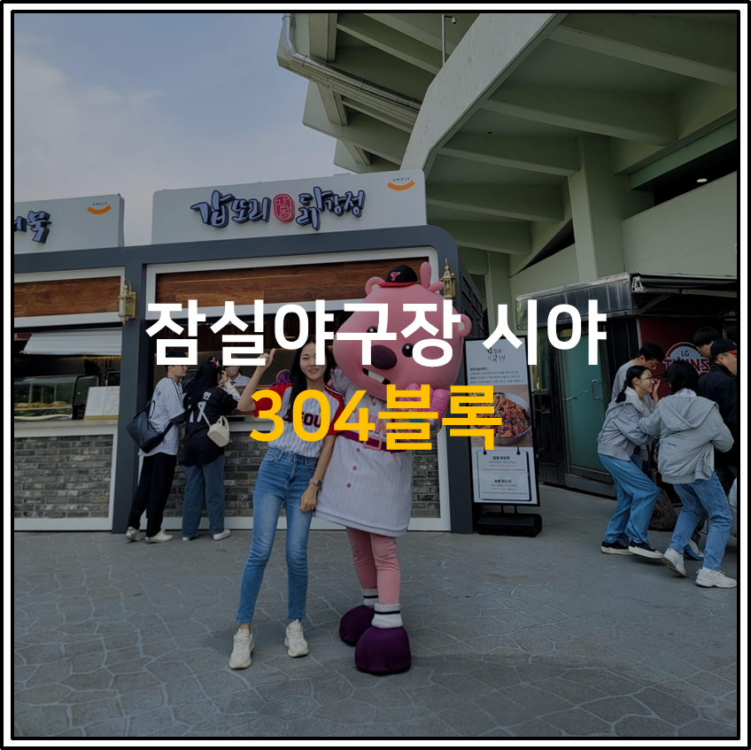 잠실야구장 304블록 정보