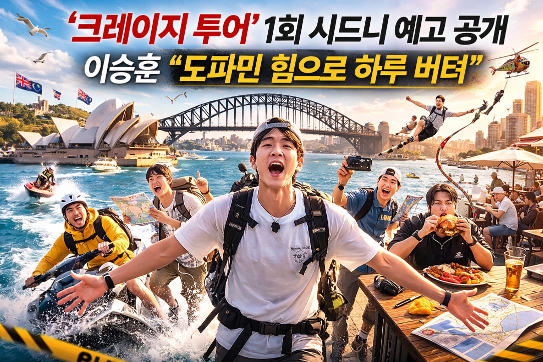 이승훈 도파민 발언, 크레이지 투어 시드니편 기대포인트는?