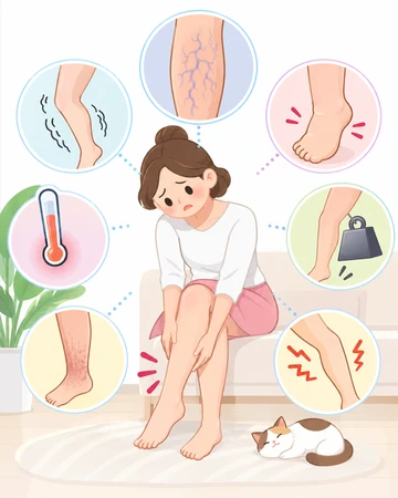 하지정맥류로 확인하는 다리 붓기와 무거움10