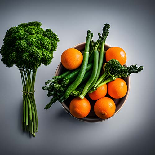 감귤-녹색채소