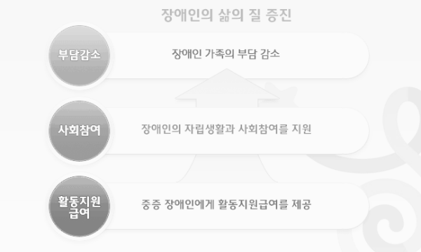 장애인 삶의 질 증진