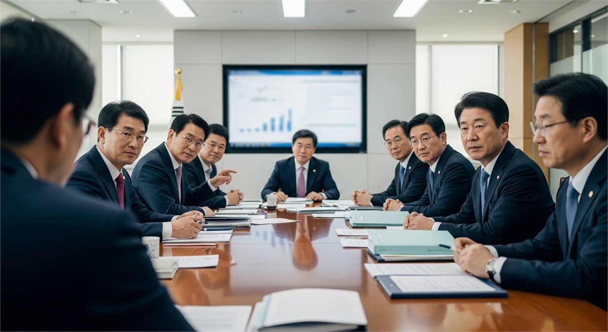 규제 검토 회의를 진행하는 현장 모습 