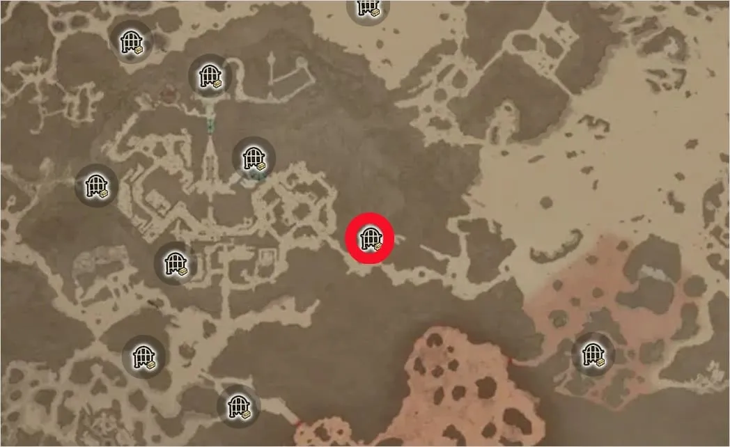 타락의 위상 위치