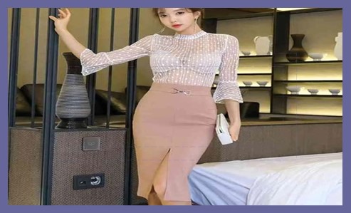 블라우스와 매치되는 플레어 스커트 코디 8가지