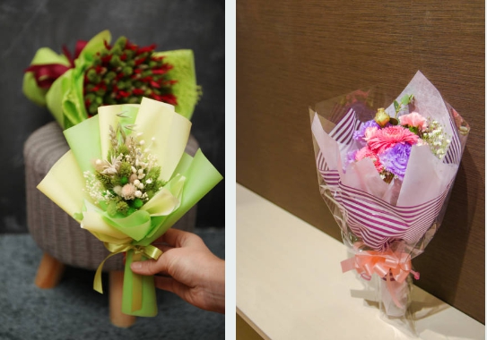 아담하지만 의미만큼은 큰 꽃 선물 사진