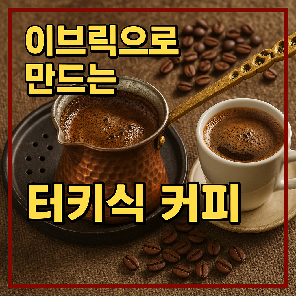 이브릭으로 만드는 터키식 커피