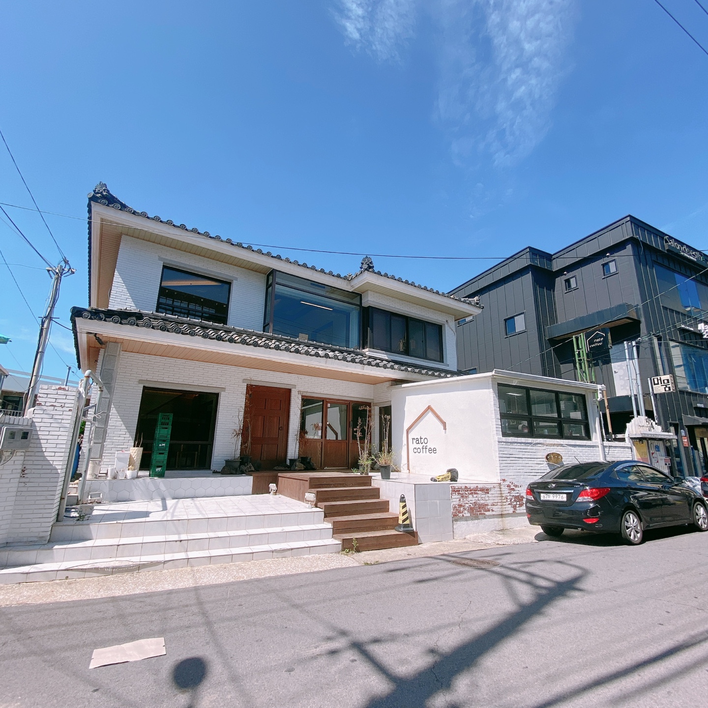 제주시청 대학로거리 주택개조 카페 라토커피