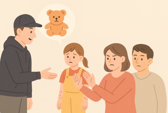 아이 유괴 예방 이미지