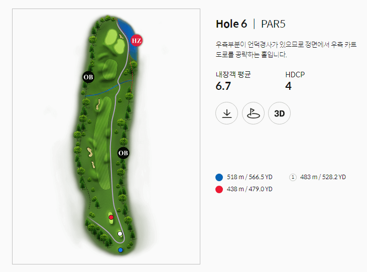 골프존카운티 감포 아웃코스 6