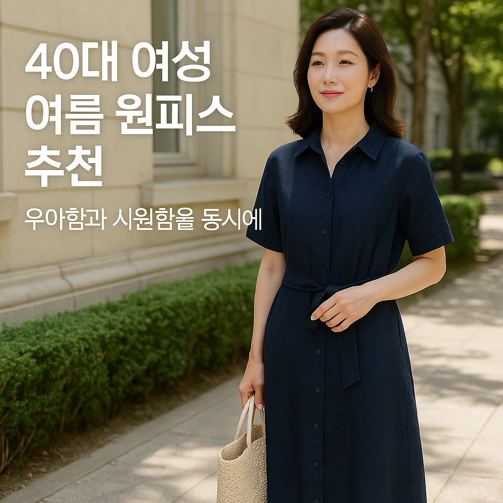 40대 여성 여름 원피스 추천