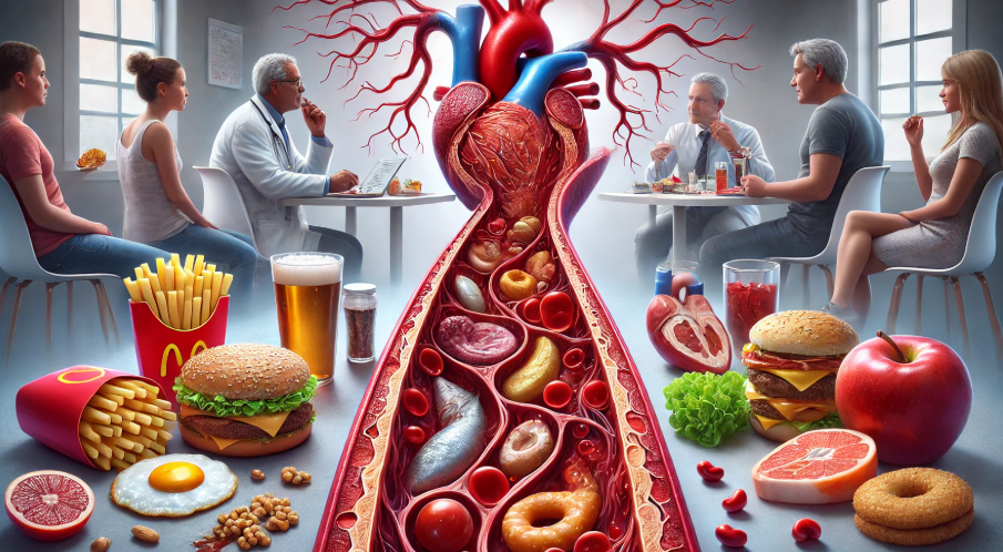 고지혈증과 관련된 그림