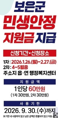 민생지원금 3차 1인당 최대 60만원 꿀팁 (+3차 민생지원금 보은 괴산 영동 임실)