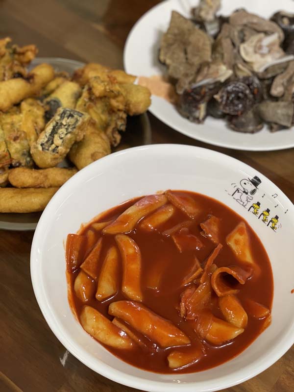 떡볶이 순대 튀김
