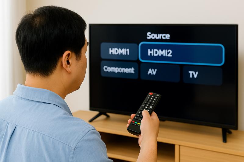 TV는 켜졌는데 화면이 안 나올 때, 차례대로 점검해보세요