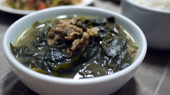 소화 잘되는 들깨미역국, 속 편한 한끼 식사