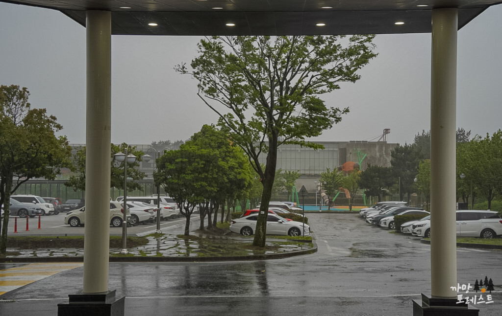 새마을 금고 제주 연수원 입구
