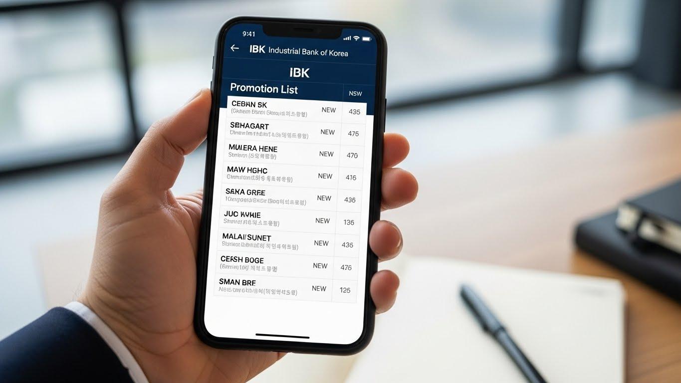 기업은행 승진명단
