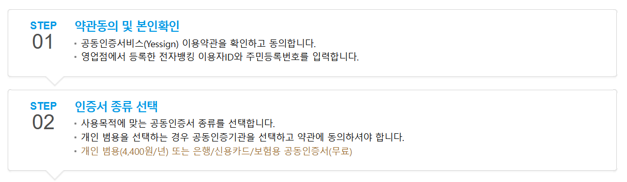 공인인증서-발급안내