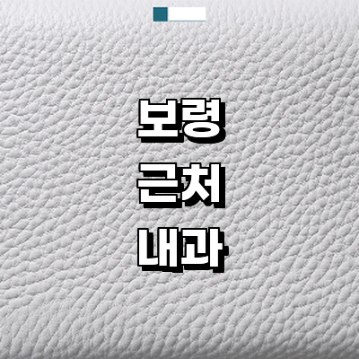 보령시 내과