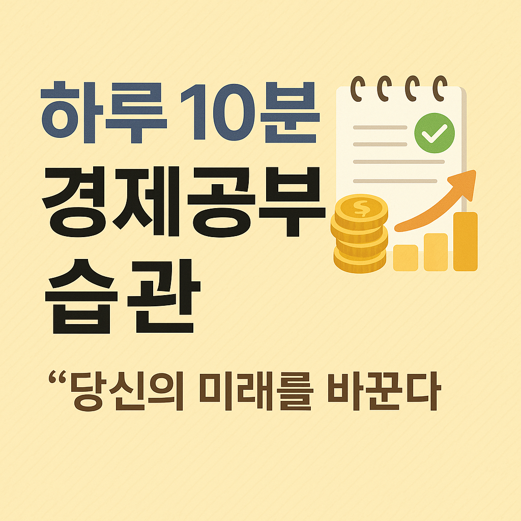 하루 10분 경제공부 습관, 당신의 미래를 바꾼다