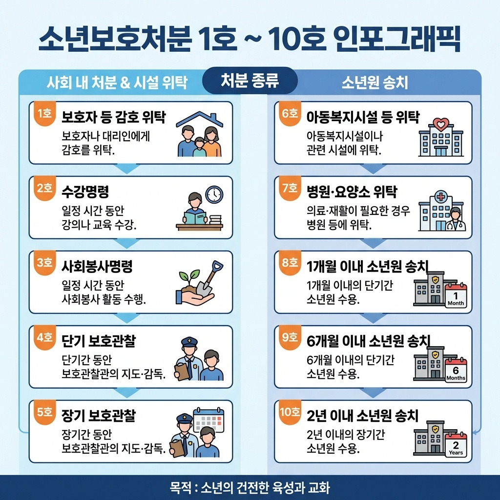 촉법소년 형사처벌과 보호처분 차이