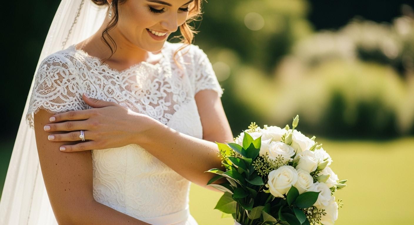 팔뚝살 보정 웨딩드레스